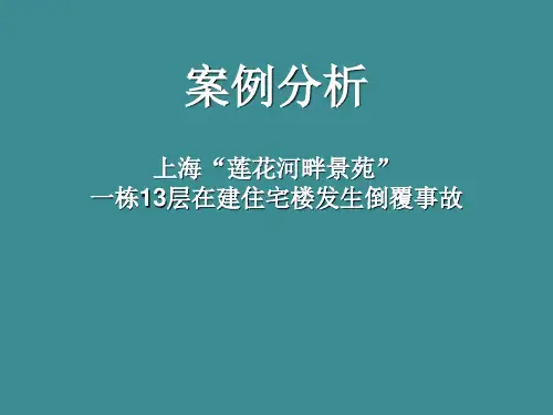 上海莲花案例分析