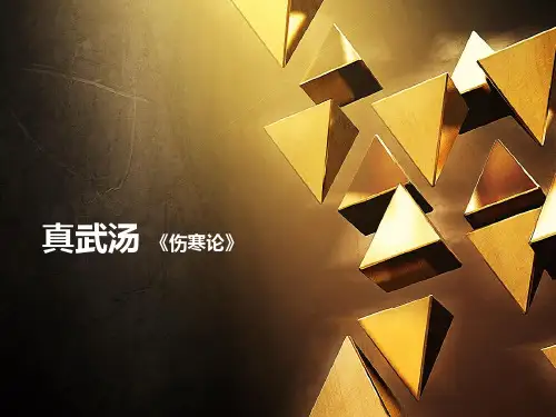 真武汤及案例分析