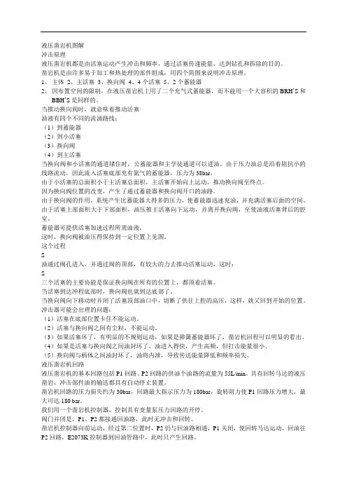 液压凿岩机图解