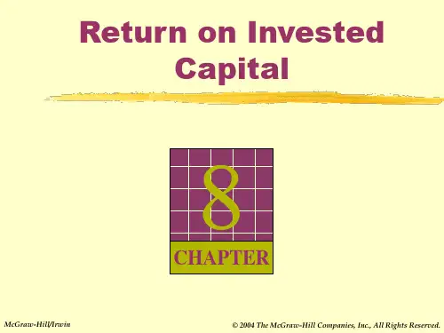 onInvestedCapital(财务报表分析,台湾中兴大学)-PPT文档资料
