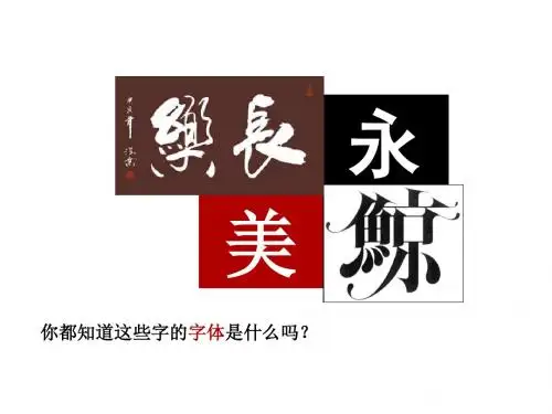 人教版美术七年级上册第三单元第1课《有创意的字》精品课件
