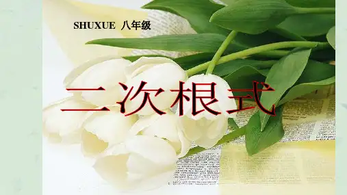 二次根式说课稿课件