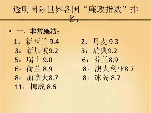 廉政教育PPT