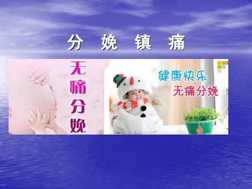 无痛分娩PPT精品医学课件