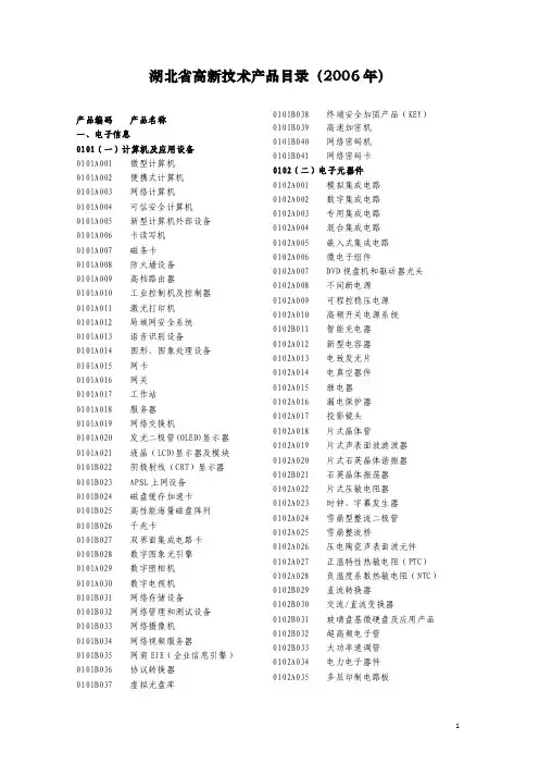 【精选】国家重点支持的八大高新技术领域