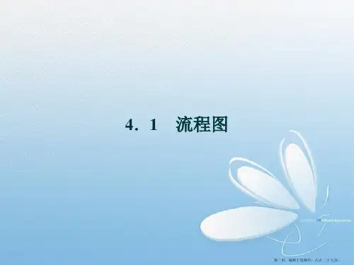 安徽省寿县安丰高级中学人教A版高中数学课件 选修1-2《4.1流程图》