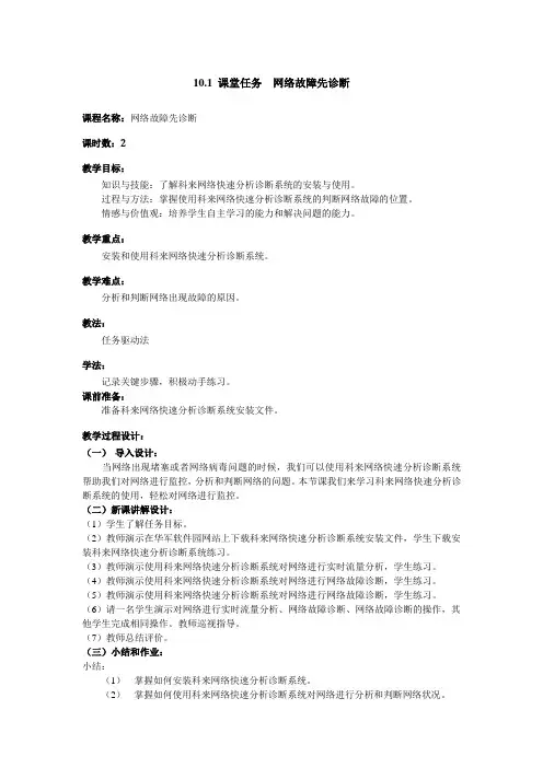 常用工具软件电子教案(单元十)