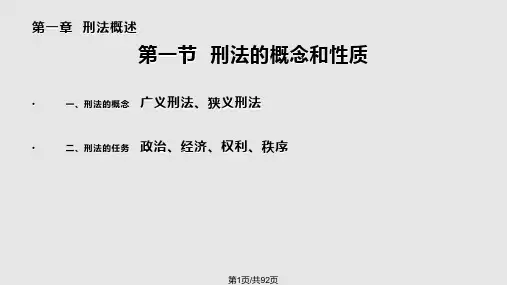 刑法学幻灯片刘宪权PPT课件
