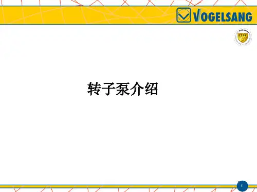 转子泵介绍特点优点维护和应用领域