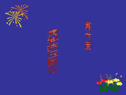 大学课件饲料设备制造与工艺-第六章-饲料挤压膨化