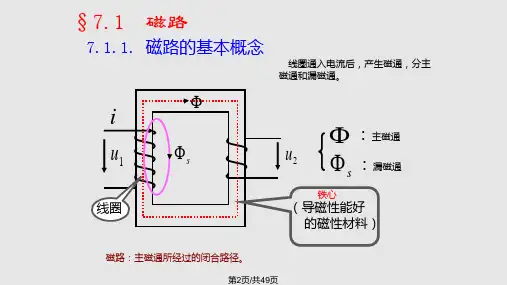 磁路交流铁心和线圈电路.pptx
