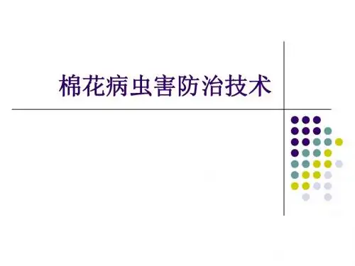 棉花病虫害防治技术 (1)