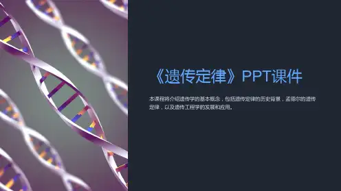 《遗传定律》课件