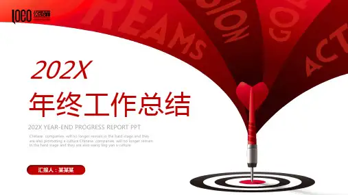 创意年终工作总结PPT模板