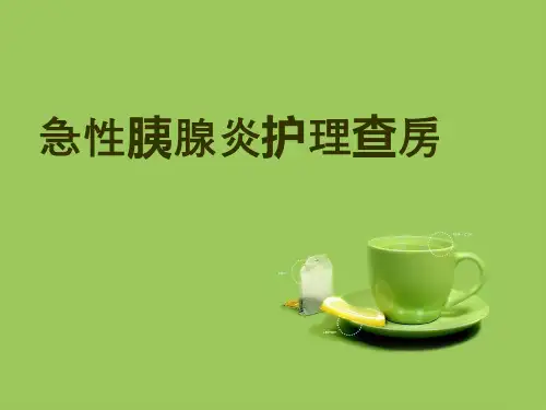 急性胰腺炎护理查房 【24页】