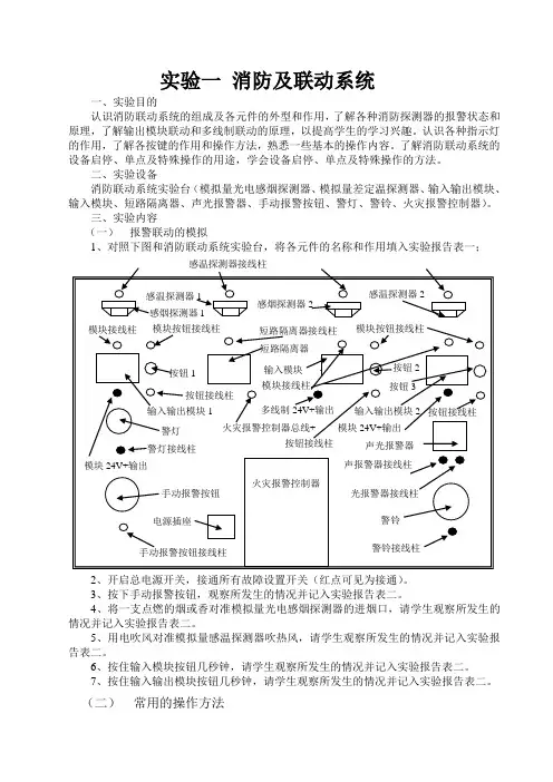 建筑公共安全技术实验报告(模板版)