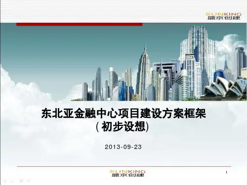 东北亚金融中心项目建设方案框架 (1)