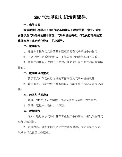 SMC气动基础知识培训课件.