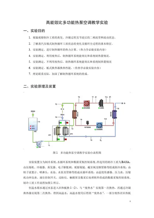 ET-多功能热泵教学实验指导书v2018