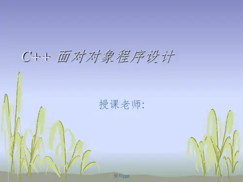 C面向对象程序第13章