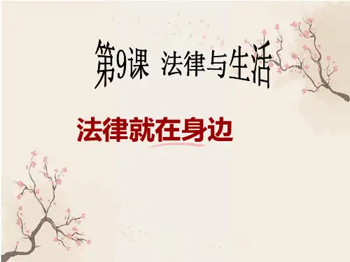 法律与生活PPT教学课件