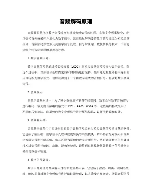 音频解码原理