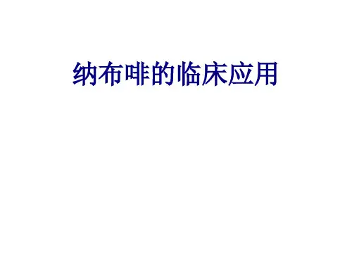 纳布啡的临床应用讲义