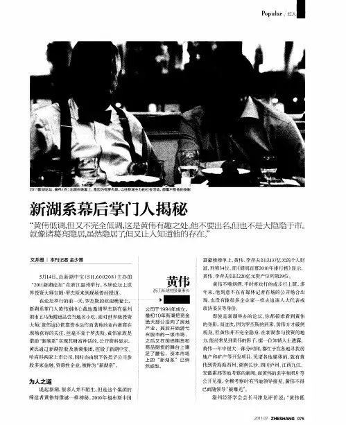 新湖系幕后掌门人揭秘
