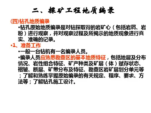 地质编录