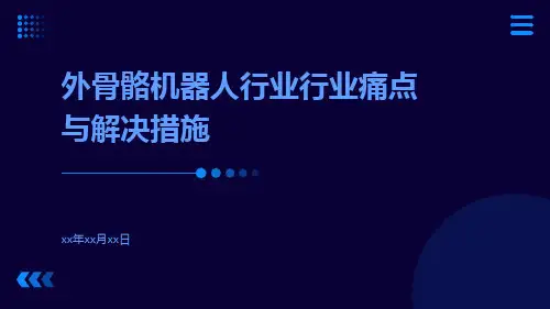 外骨骼机器人行业行业痛点与解决措施ppt