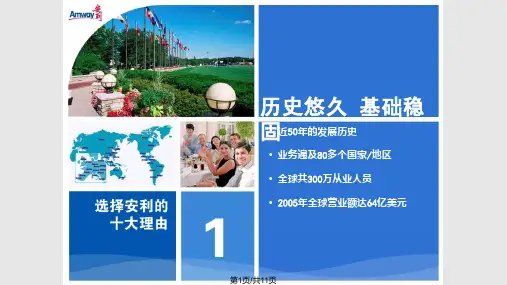 选择安利十大理由PPT课件