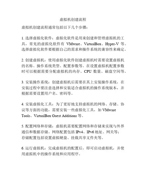 虚拟机创建流程