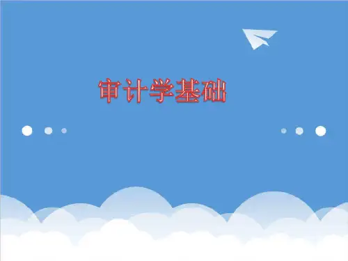 内部审计-审计学基础第1章审计总论 精品