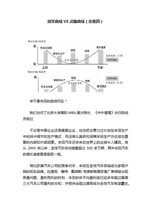 微笑曲线VS武藏曲线（连载四）