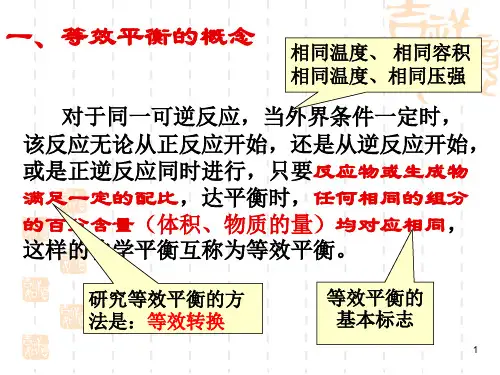 高中化学等效平衡.ppt