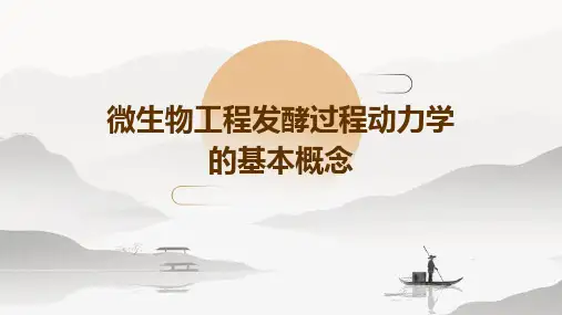 微生物工程发酵过程动力学的基本概念