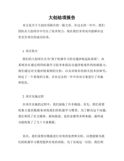 大创结项报告