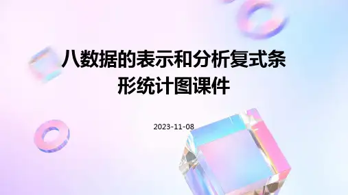 八数据的表示和分析复式条形统计图课件