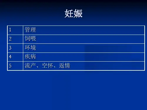 妊娠母猪饲养电子版本