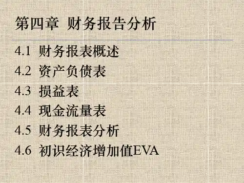 财务报告分析(ppt 31页)
