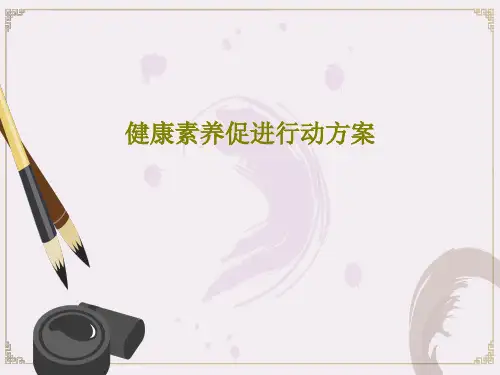 健康素养促进行动方案29页PPT