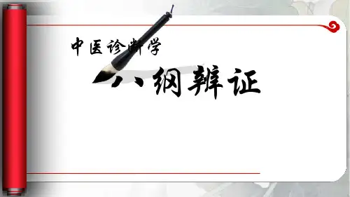 中医诊断八纲辨证