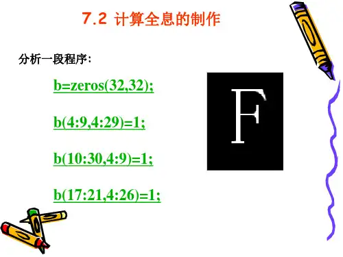 7.2 计算全息的制作