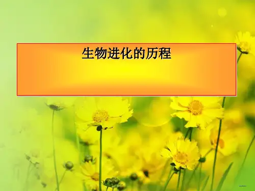 苏教版初中生物八上 5.16.3 生物进化的学说 课件 (18张ppt)