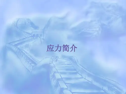 应力简介