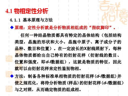 物相分析方法