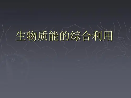生物质能