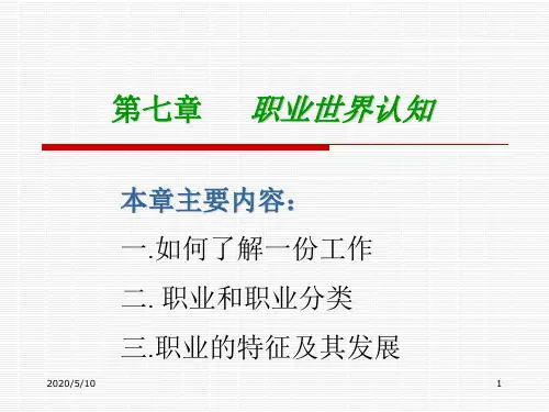 职业世界探索