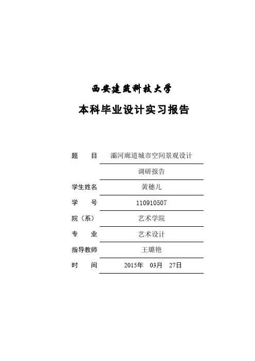 浐灞调研报告