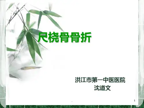 尺桡骨骨折(演示)PPT课件